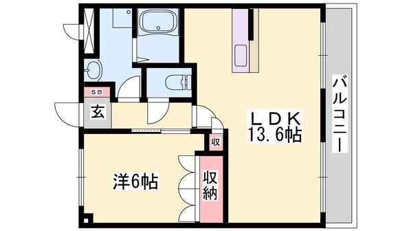 浜の宮駅 徒歩18分 1階の物件間取画像